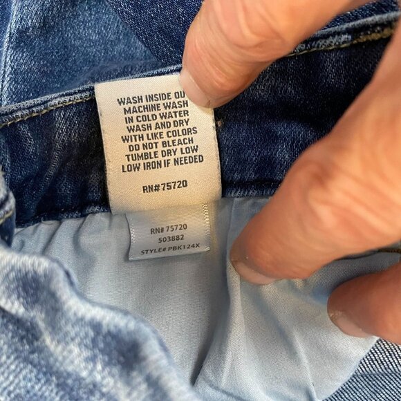 BKE Men's Jeans Size 32x35.5 Payton Mid Rise Bootcut Blue Denim Casual Y2K - Picture 9 of 15